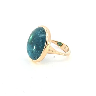 Bague Tourmaline bleue