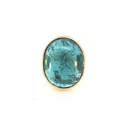 Bague Tourmaline bleue