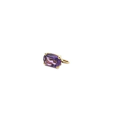 Accessoire pour boucle d'oreille Amethyste