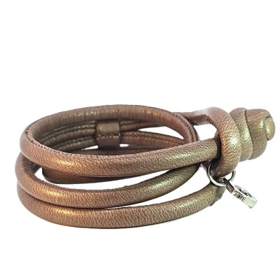 Bracelet Cuir Taupe