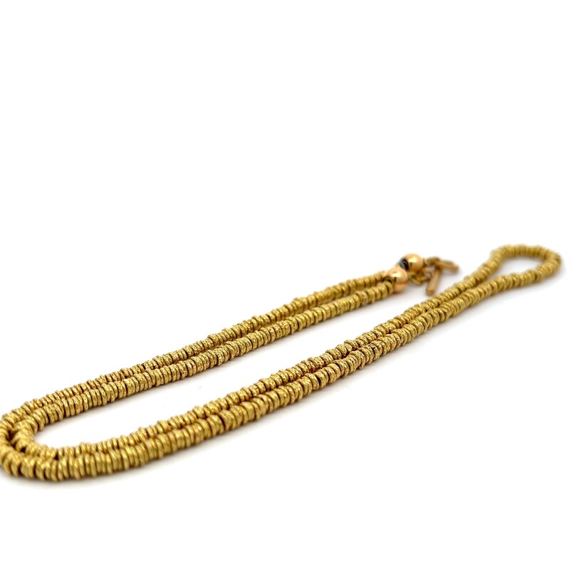 Collier rondelles d'or