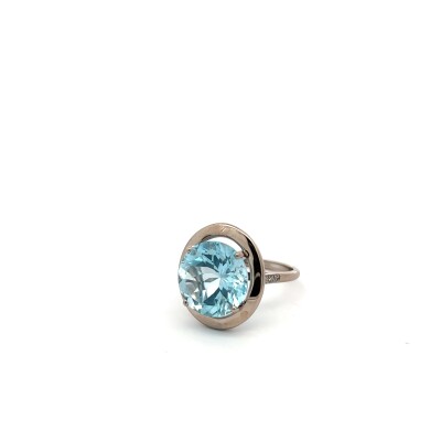 Bague aigue-marine