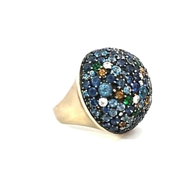 Bague Saphirs et diamants Cervera