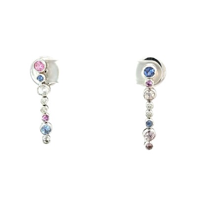 Boucles d'oreilles Antonini Pierres fines et diamants