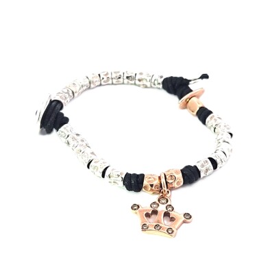 Bracelet complet Dodo argent et or rose