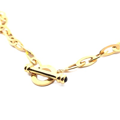 Collier bicolor et diamants