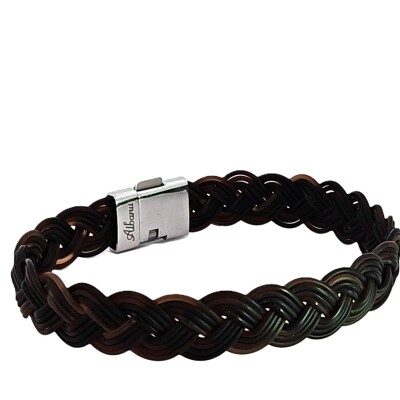 Bracelet pour Homme Corne de Buffle et acier