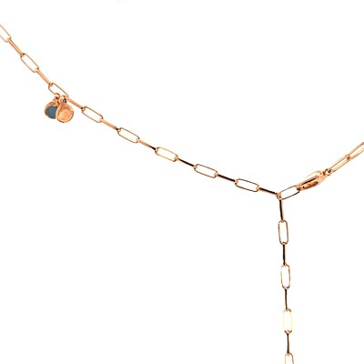 Collier Bazar en argent plaqué or rose