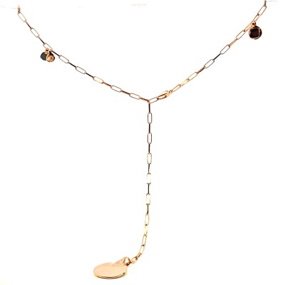 Collier Bazar en argent plaqué or rose