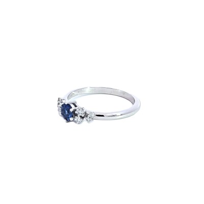 Bague Saphir et diamants