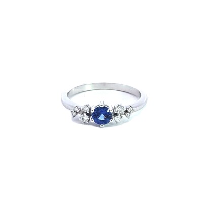 Bague Saphir et diamants