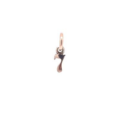 Charm chiffre 7 en or rose DoDo