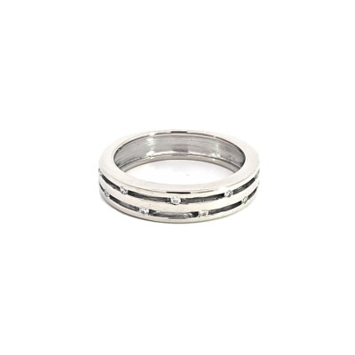 Alliance or blanc diamants