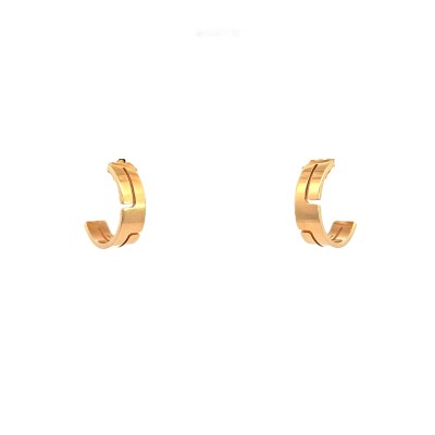 Boucles d'oreilles Or Jaune Seventies