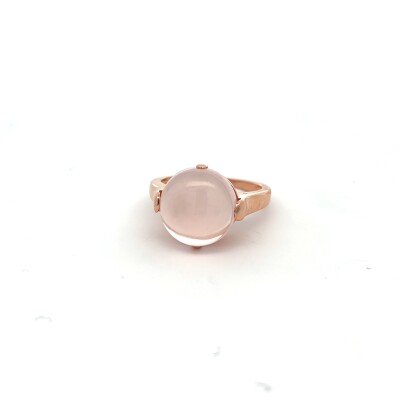 Bague Or Rose Quartz Rose