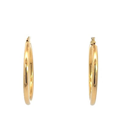 Créoles Or jaune Ronde