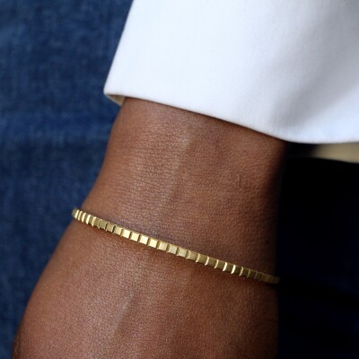 Bracelet Nikki en or jaune, 3mm