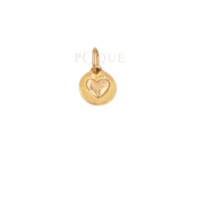 Médaille Mely Cœur en or jaune, 10mm