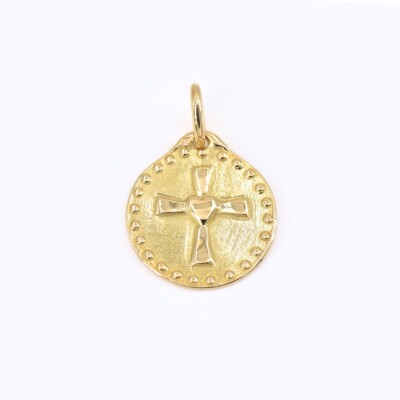 Médaille Mely Croix de la charité en or jaune 750 millièmes, 17mm