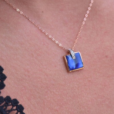 Collier Clozeau HÉLÈNA en or rose et diamant