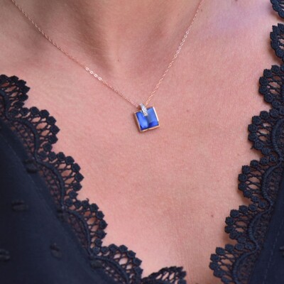 Collier Clozeau HÉLÈNA en or rose et diamant