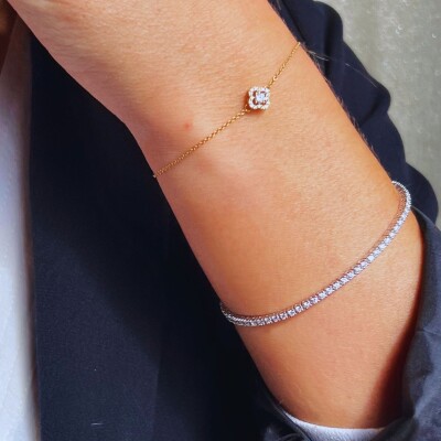 Bracelet One More Salina en or jaune et diamants