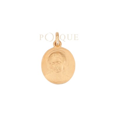 Médaille Vierge Amabilis Collection Lumière BECKER en or jaune 750 millièmes.