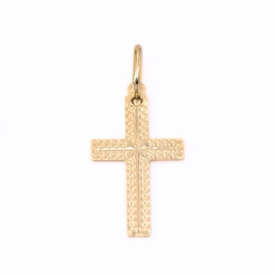 Croix Collection Lumière en or jaune 750 millièmes.