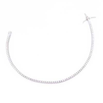 Bracelet Rivière Collection Lumière en or blanc 750 millièmes et diamants