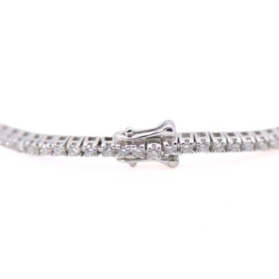 Bracelet Rivière Collection Lumière en or blanc 750 millièmes et diamants