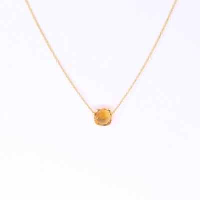 Collier Collection Lumière en or jaune 750 millièmes et citrine