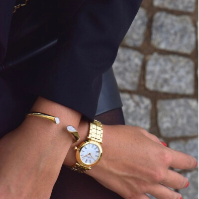 Bracelet Jonc Collection Lumière or jaune 750 millièmes et diamants