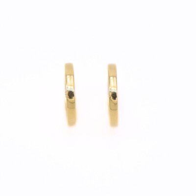 Créoles Collection Lumière en or jaune 750 millièmes.