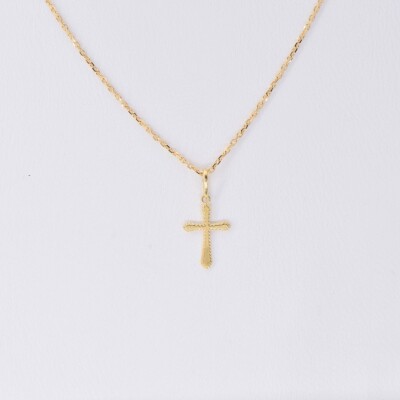 Pendentif Croix Collection Lumière or jaune 750 millièmes