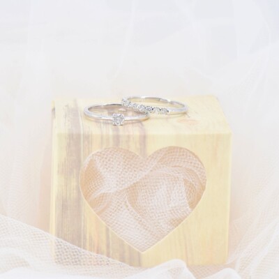 Alliance Collection Lumière en platine 950 millièmes et diamants