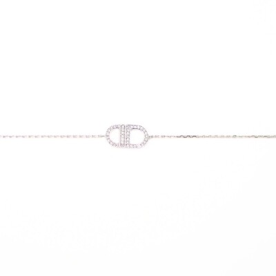 Bracelet Collection Lumière or blanc 750 millièmes et diamants