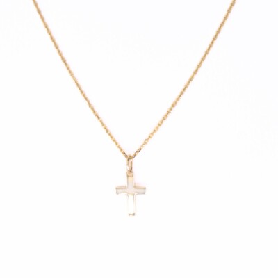 Croix Collection Lumière en or jaune 750 millièmes.