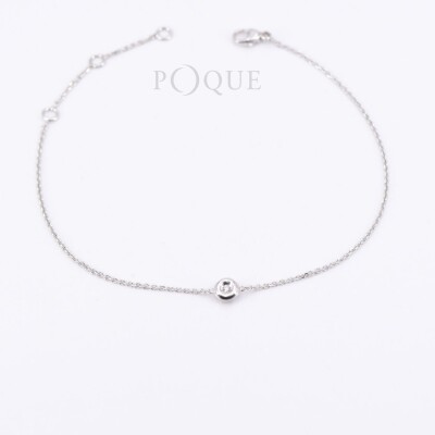 Bracelet Collection Lumière en or blanc 750 millièmes et diamant