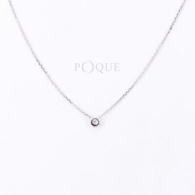 Collier Collection Lumière en or blanc 750 millièmes et diamant