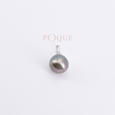 Pendentif Collection Lumière en or blanc 750 millièmes et Perle de TAHITI