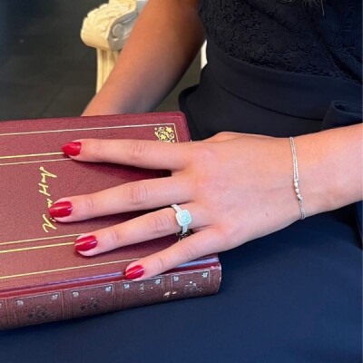 Bracelet Garden Party Éclat en or blanc et diamants