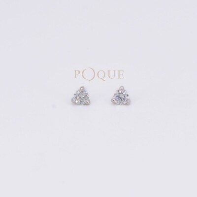 Boucles d'oreilles Collection Poque Joaillier en or blanc 750 millièmes et diamants