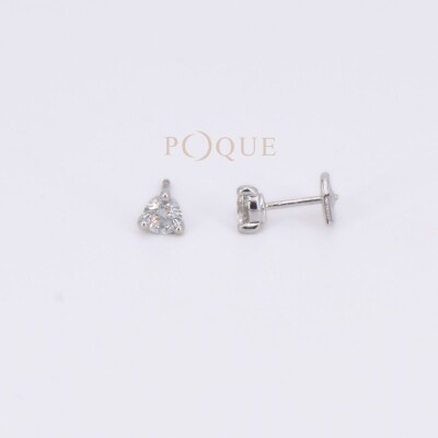 Boucles d'oreilles Collection Poque Joaillier en or blanc 750 millièmes et diamants