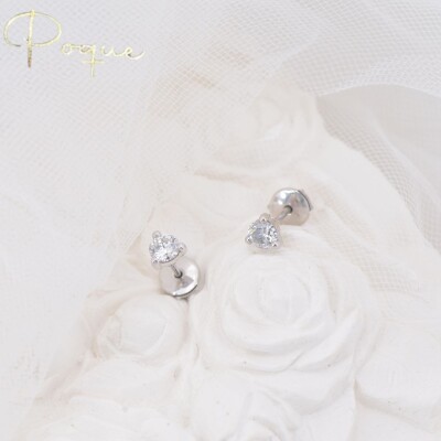 Boucles d'oreilles Collection Poque Joaillier en or blanc 750 millièmes et diamants