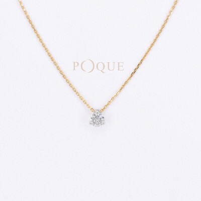 Collier bicolore Collection Poque Joaillier or jaune 750 millièmes et diamant 50 centièmes de carat