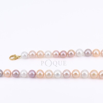 Collier Poque Joaillier perles de culture Eau douce et or jaune 750 millièmes