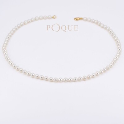 Collier Poque Joaillier Perles de culture Eau douce et or jaune 750 millièmes