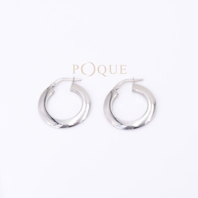 Boucles d'oreilles en or blanc