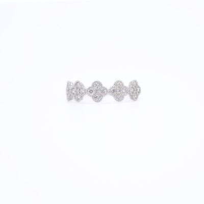 Bague Ligne Vendôme en or blanc et diamants