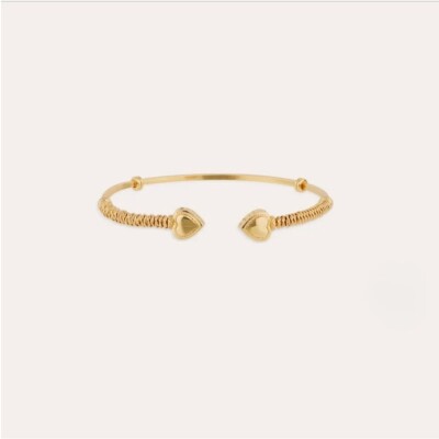 Bracelet Jonc doré Collection DUALITY AMORE Gas Bijoux